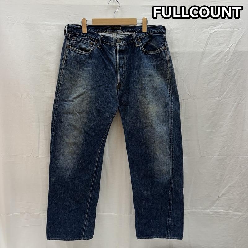 フルカウント FULLCOUNT パンツ デニム、ジーンズ UK-012 デニム テーパード パンツ 赤耳 セルビッジ 36インチ メンズ USED 古着 中古 50165971
