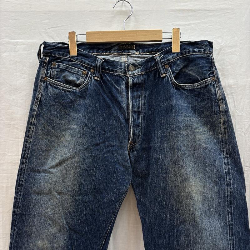 フルカウント FULLCOUNT パンツ デニム、ジーンズ UK-012 デニム テーパード パンツ 赤耳 セルビッジ 36インチ メンズ USED 古着 中古 50165971