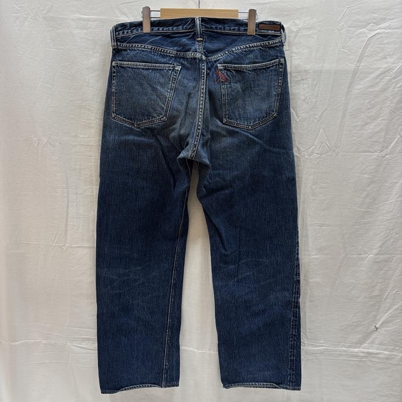フルカウント FULLCOUNT パンツ デニム、ジーンズ UK-012 デニム テーパード パンツ 赤耳 セルビッジ 36インチ メンズ USED 古着 中古 50165971
