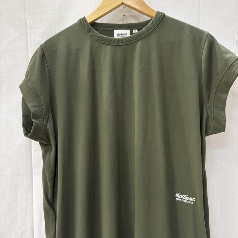 ワイルドシングス WILD THINGS ワンピース ロングスカート ファストドライ フレックス マキシワンピース FASTDRY FLEX ONEPIECE wtl25026is M 無地 X ロゴ、文字 カーキ / カーキ / khaki レディース USED 古着 中古 50165975