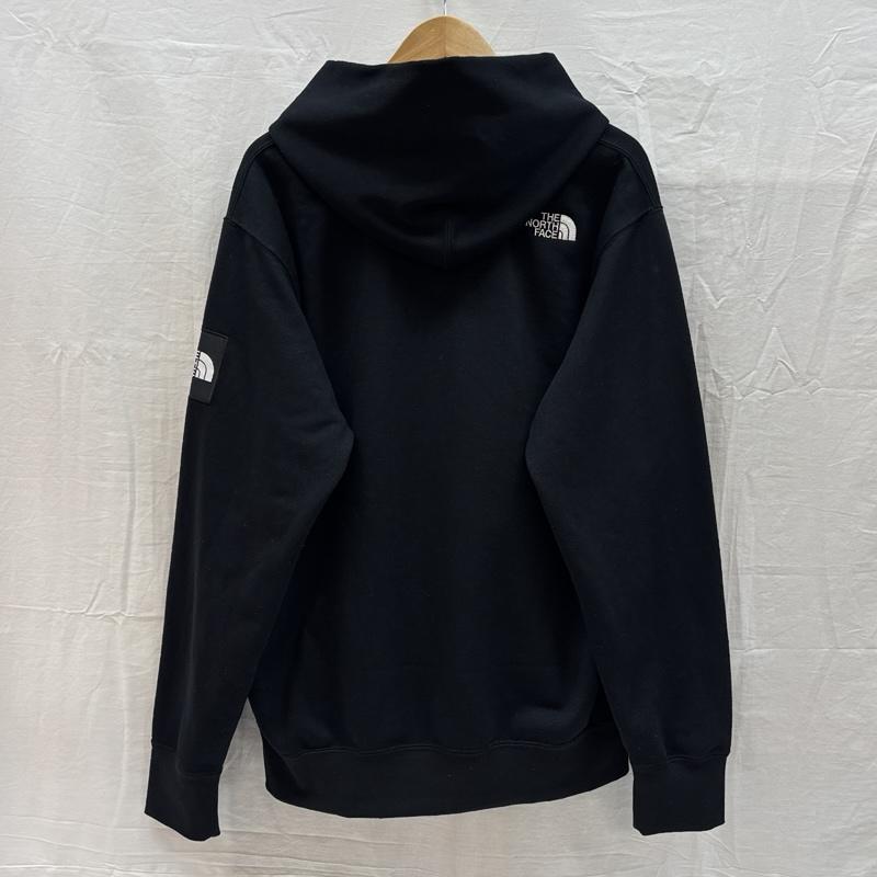 ザノースフェイス THE NORTH FACE パーカー 長袖 NT12141 スクエア ロゴ フーディ プルオーバー パーカー XL 黒 / ブラック / black メンズ USED 古着 中古 50165976