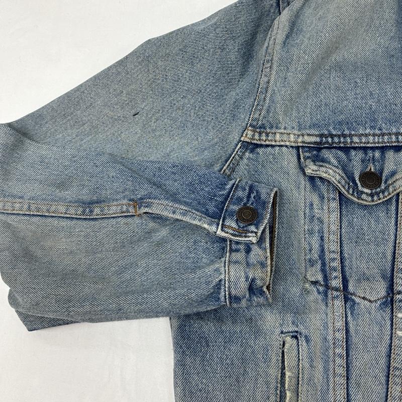 リーバイス Levi s ジャケット、上着 ジャンパー、ブルゾン 80年代 ビンテージ チュニジア製 70506-0214 デニム トラッカー ジャケット 80s VINTAGE L メンズ USED 古着 中古 50165979