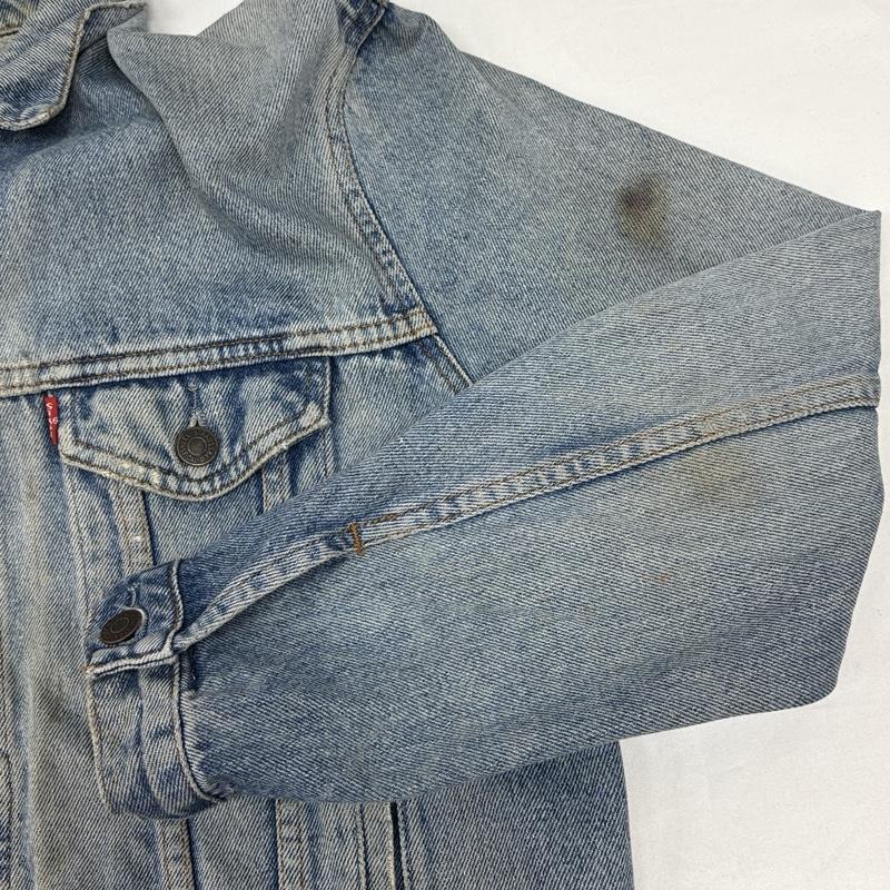 リーバイス Levi s ジャケット、上着 ジャンパー、ブルゾン 80年代 ビンテージ チュニジア製 70506-0214 デニム トラッカー ジャケット 80s VINTAGE L メンズ USED 古着 中古 50165979