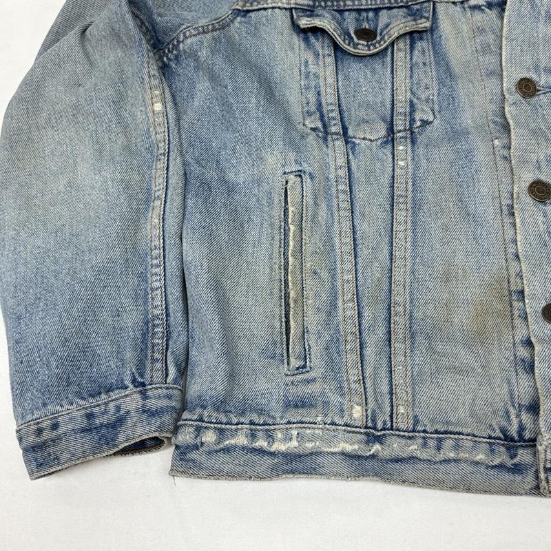 リーバイス Levi s ジャケット、上着 ジャンパー、ブルゾン 80年代 ビンテージ チュニジア製 70506-0214 デニム トラッカー ジャケット 80s VINTAGE L メンズ USED 古着 中古 50165979