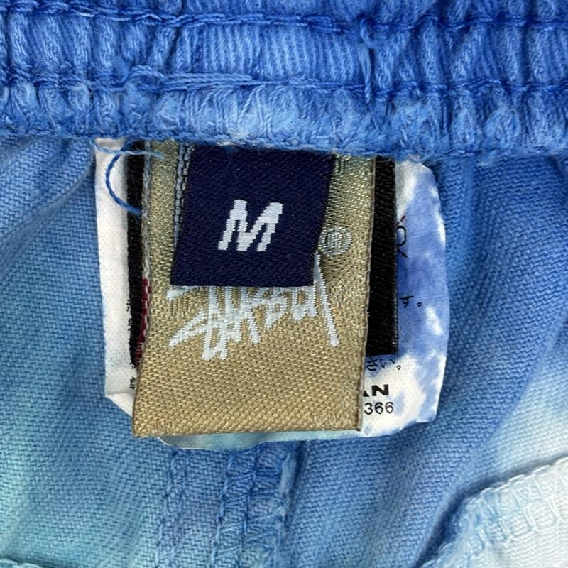 ステューシー STUSSY パンツ ショートパンツ USA製 タイダイ柄 ショート パンツ ショーツ ウエストゴム M メンズ USED 古着 中古 50165980