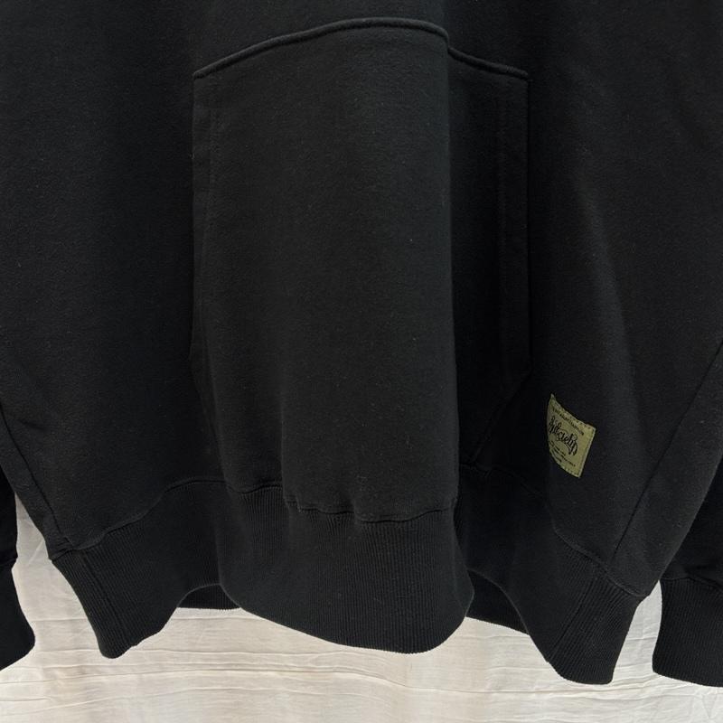 サブサエティ Subciety パーカー 長袖 ロゴ プルオーバー フーディ スウェット パーカー ビッグサイズ XL 黒 / ブラック / black メンズ USED 古着 中古 50165982