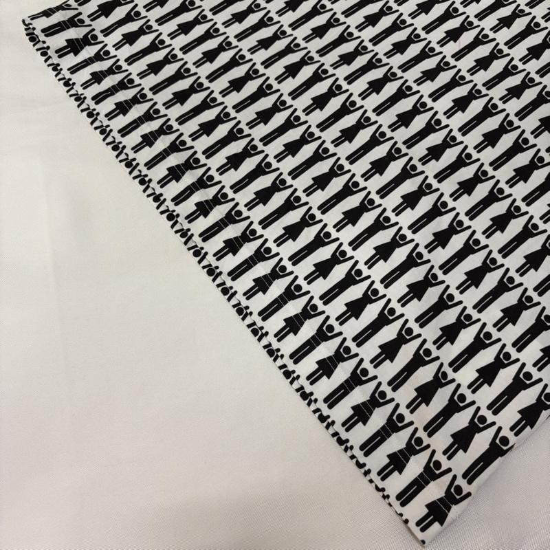 コムデギャルソンシャツ COMME des GARCONS SHIRT Tシャツ 半袖 グラフィックプリント半袖Tシャツ ブラック ホワイト L 総柄 白 / ホワイト / white X 黒 / ブラック / black メンズ USED 古着 中古 50165983