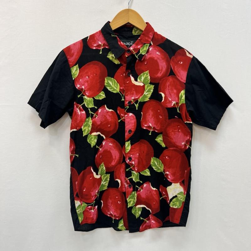 ミルクボーイ MILKBOY シャツ、ブラウス 半袖 アップル ポイズン リンゴ 林檎 シャツ - 黒 / ブラック / black メンズ USED 古着 中古 50165987