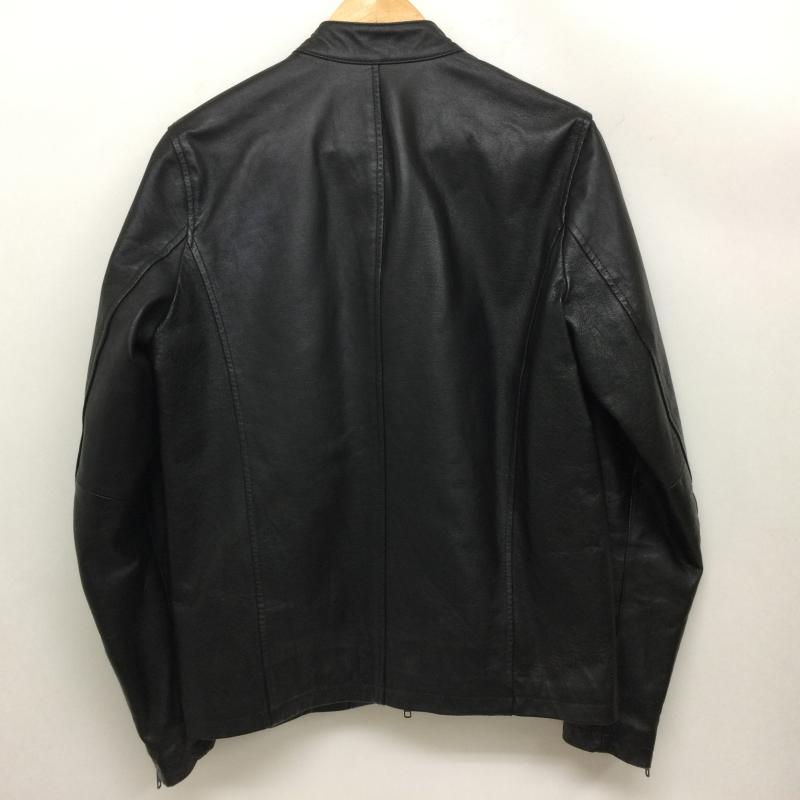 アーバンリサーチ URBAN RESEARCH ジャケット、上着 ライダース WH66-17M003 ピッグスキン シングルライダース レザージャケット 38 無地 黒 / ブラック / black メンズ USED 古着 中古 50165990