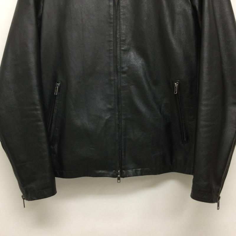 アーバンリサーチ URBAN RESEARCH ジャケット、上着 ライダース WH66-17M003 ピッグスキン シングルライダース レザージャケット 38 無地 黒 / ブラック / black メンズ USED 古着 中古 50165990