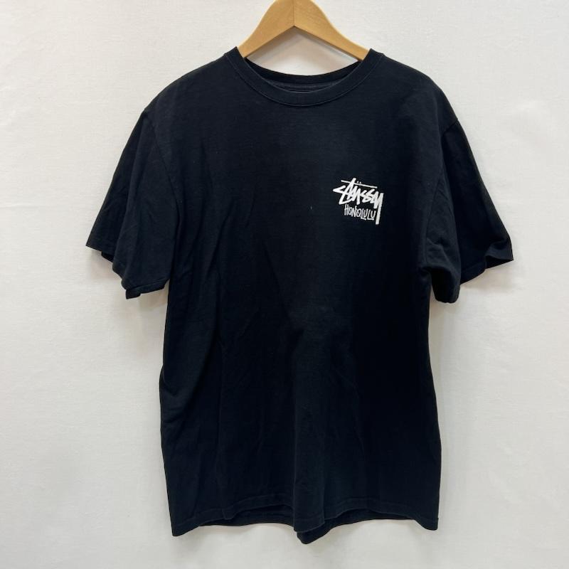 ステューシー STUSSY Tシャツ 半袖 ハワイ ホノルル限定 STOCK TEE ロゴ M 黒 / ブラック / black メンズ USED 古着 中古 50165991
