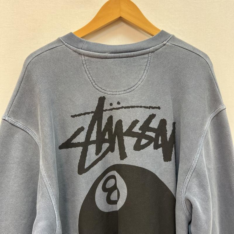 ステューシー STUSSY トレーナー 長袖 8ボール ピグメント スウェット トレーナー ロゴ M 青 / ブルー / blue メンズ USED 古着 中古 50165995