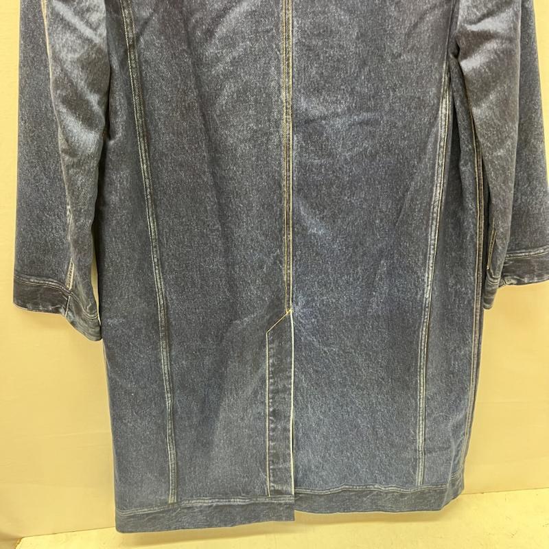 ディーゼル DIESEL コート コート一般 デニム 転写プリント ステンカラーコート XS メンズ USED 古着 中古 50165997