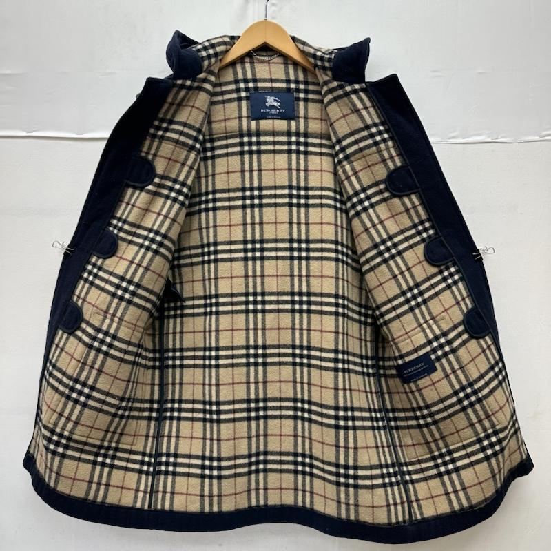 バーバリー BURBERRY コート コート一般 裏地 ノバチェック ウール ダッフル コート - 紺 / ネイビー / navy レディース USED 古着 中古 50165998