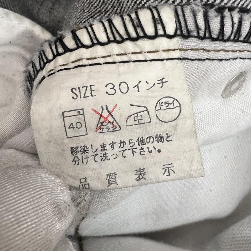 リーバイス Levi s パンツ デニム、ジーンズ 80s 日本製 603-0206 先染め ブラックデニム ヴィンテージ 30インチ 黒 / ブラック / black メンズ USED 古着 中古 50165999