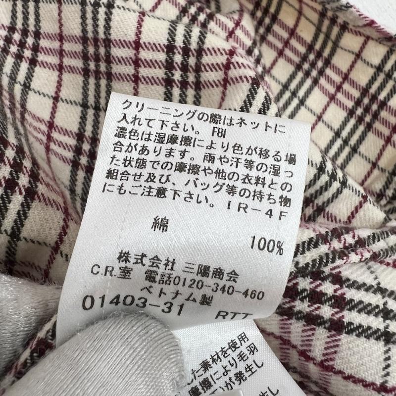 バーバリー・ブルーレーベル BURBERRY BLUE LABEL シャツ、ブラウス 長袖 ノバチェック 裾フレア シャツ ワンピ チュニック 38 レディース USED 古着 中古 50166001