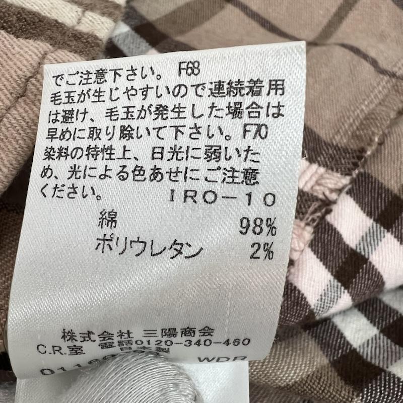 バーバリー・ブルーレーベル BURBERRY BLUE LABEL シャツ、ブラウス 長袖 ノバチェック ネルシャツ ワンピ チュニック 38 レディース USED 古着 中古 50166002