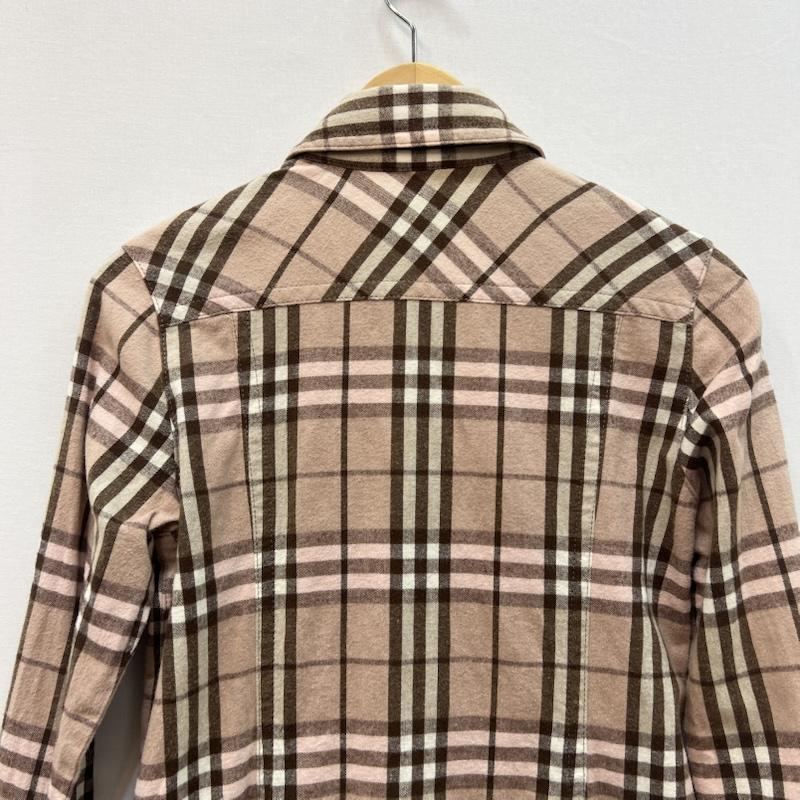 バーバリー・ブルーレーベル BURBERRY BLUE LABEL シャツ、ブラウス 長袖 ノバチェック ネルシャツ ワンピ チュニック 38 レディース USED 古着 中古 50166002