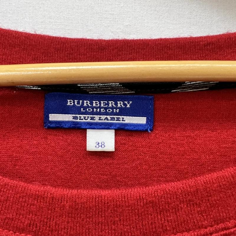 バーバリー・ブルーレーベル BURBERRY BLUE LABEL ニット、セーター 長袖 ホースロゴ ウール ニット カットソー 38 赤 / レッド / red レディース USED 古着 中古 50166006