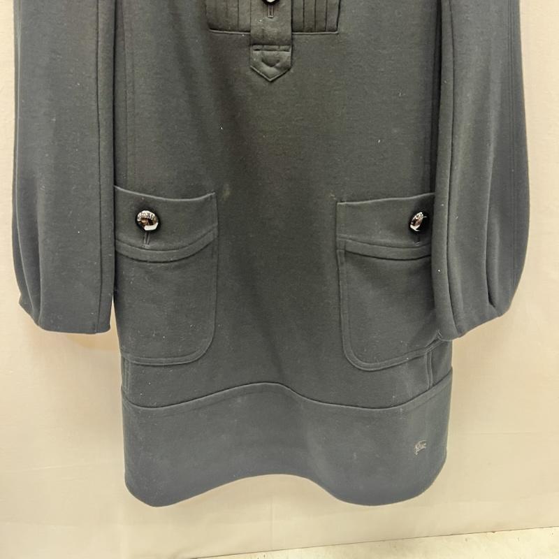 バーバリー・ブルーレーベル BURBERRY BLUE LABEL ワンピース ひざ丈スカート 裏地ノバチェック ワンピース 38 黒 / ブラック / black レディース USED 古着 中古 50166007
