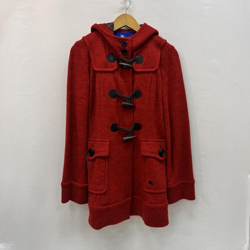 バーバリー・ブルーレーベル BURBERRY BLUE LABEL コート コート一般 ウール ニット ダッフルコート 38 赤 / レッド / red レディース USED 古着 中古 50166009