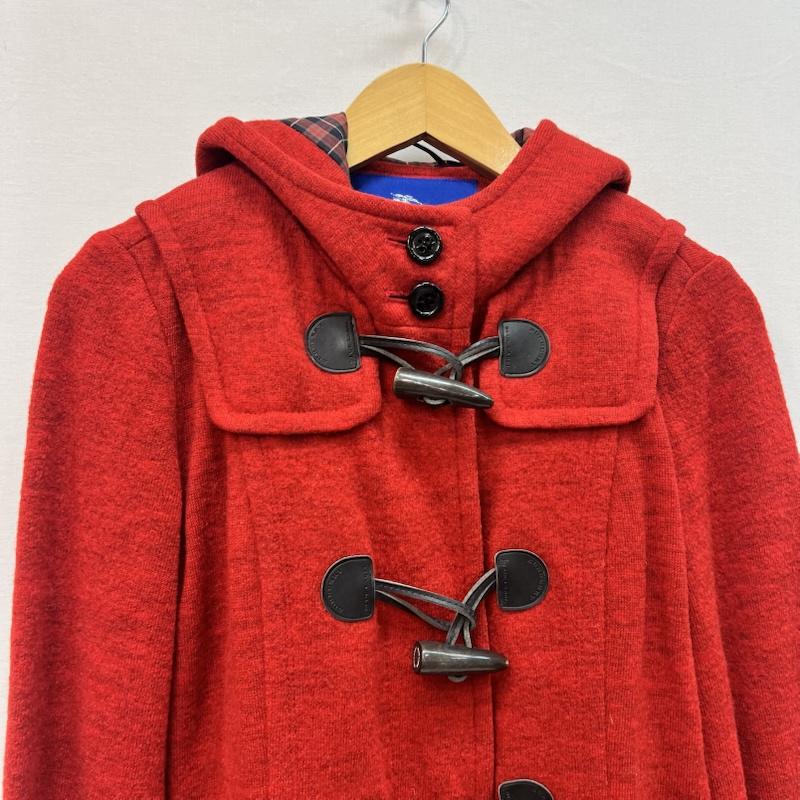 バーバリー・ブルーレーベル BURBERRY BLUE LABEL コート コート一般 ウール ニット ダッフルコート 38 赤 / レッド / red レディース USED 古着 中古 50166009