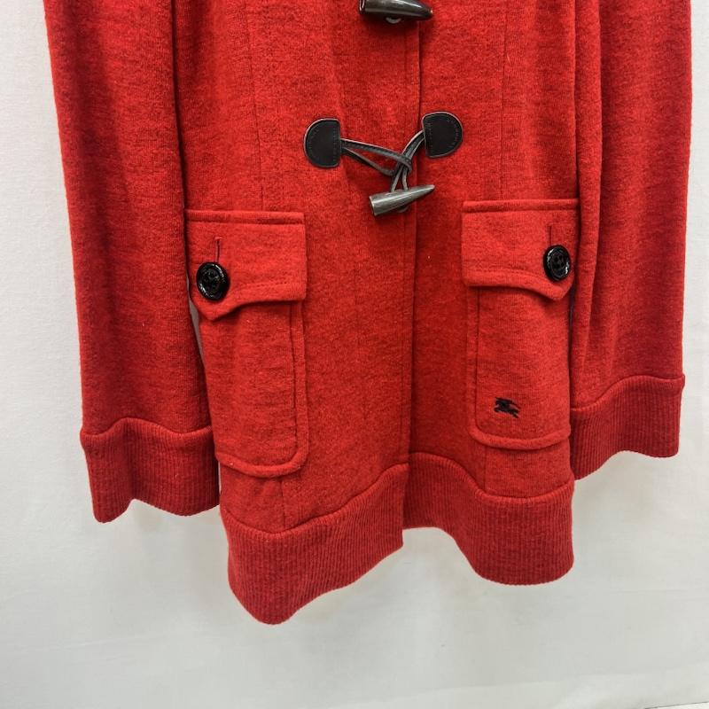 バーバリー・ブルーレーベル BURBERRY BLUE LABEL コート コート一般 ウール ニット ダッフルコート 38 赤 / レッド / red レディース USED 古着 中古 50166009