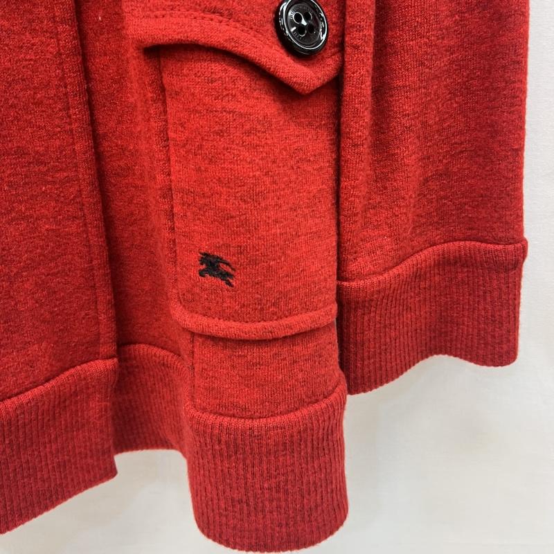 バーバリー・ブルーレーベル BURBERRY BLUE LABEL コート コート一般 ウール ニット ダッフルコート 38 赤 / レッド / red レディース USED 古着 中古 50166009