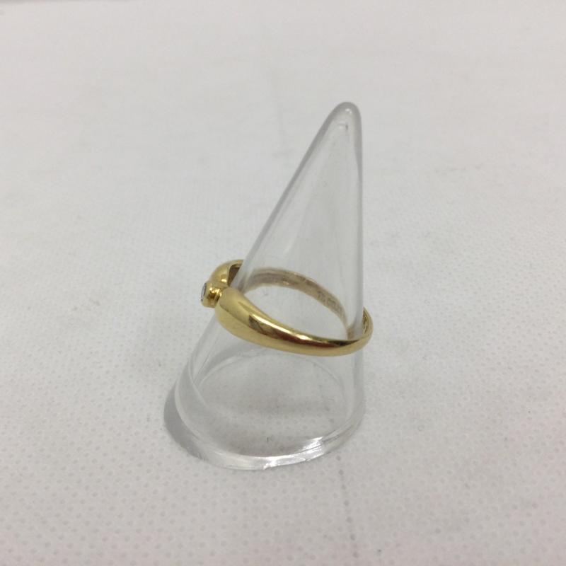 ティファニー TIFFANY&Co. アクセサリー 指輪 ダブルディアドロップ ダイヤモンド 18K ゴールド リング 15号 - 金 / ゴールド / gold color レディース USED 古着 中古 50166010