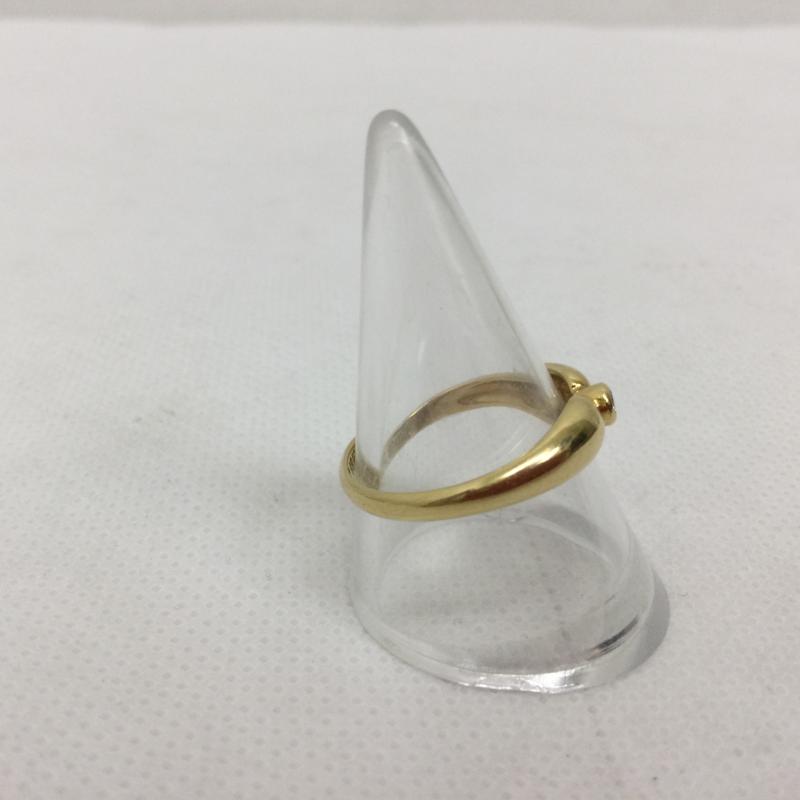 ティファニー TIFFANY&Co. アクセサリー 指輪 ダブルディアドロップ ダイヤモンド 18K ゴールド リング 15号 - 金 / ゴールド / gold color レディース USED 古着 中古 50166010