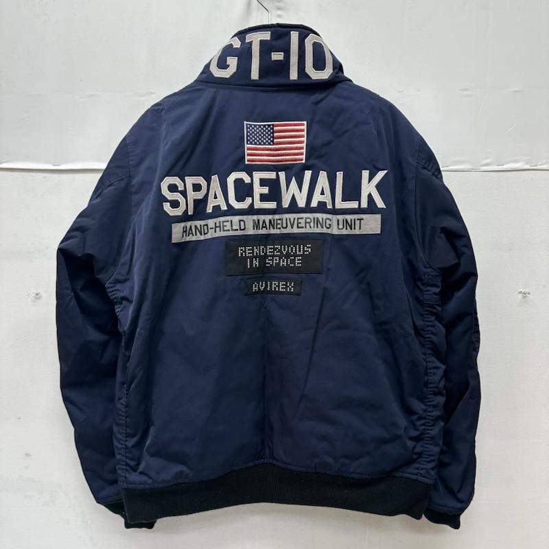 アヴィレックス AVIREX ジャケット、上着 ジャンパー、ブルゾン MA-1 GT-10 フライト ジャケット 6182176 XXL 紺 / ネイビー / navy メンズ USED 古着 中古 50166012