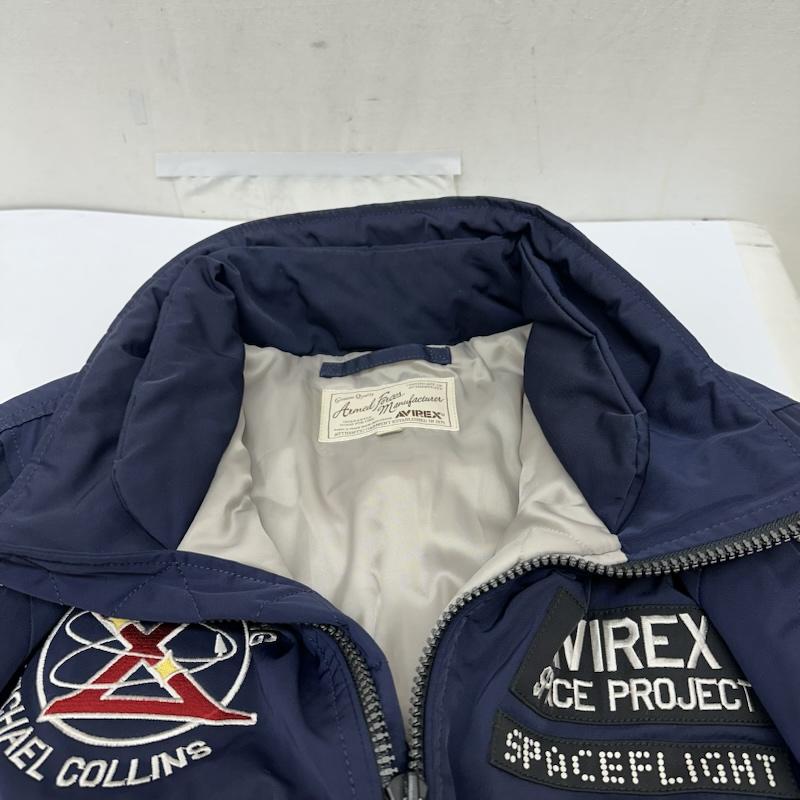 アヴィレックス AVIREX ジャケット、上着 ジャンパー、ブルゾン MA-1 GT-10 フライト ジャケット 6182176 XXL 紺 / ネイビー / navy メンズ USED 古着 中古 50166012