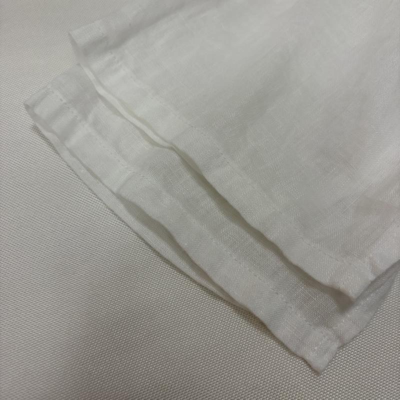 古着 USED シャツ、ブラウス 七分袖 en-en フランスリネン100％ たっぷりギャザープルオーバー チュニック - 無地 白 / ホワイト / white レディース USED 古着 中古 50166015