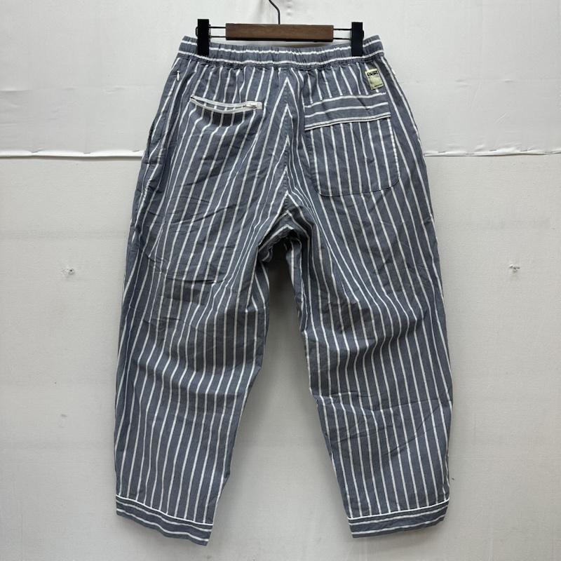 ビームス エスエスゼット BEAMS SSZ パンツ ワークパンツ、ペインターパンツ 22SS 瀬名PJ PANTS ストライプ イージー パジャマ パンツ 11-24-3341-139 S 紺 / ネイビー / navy X 白 / ホワイト / white メンズ USED 古着 中古 50166016