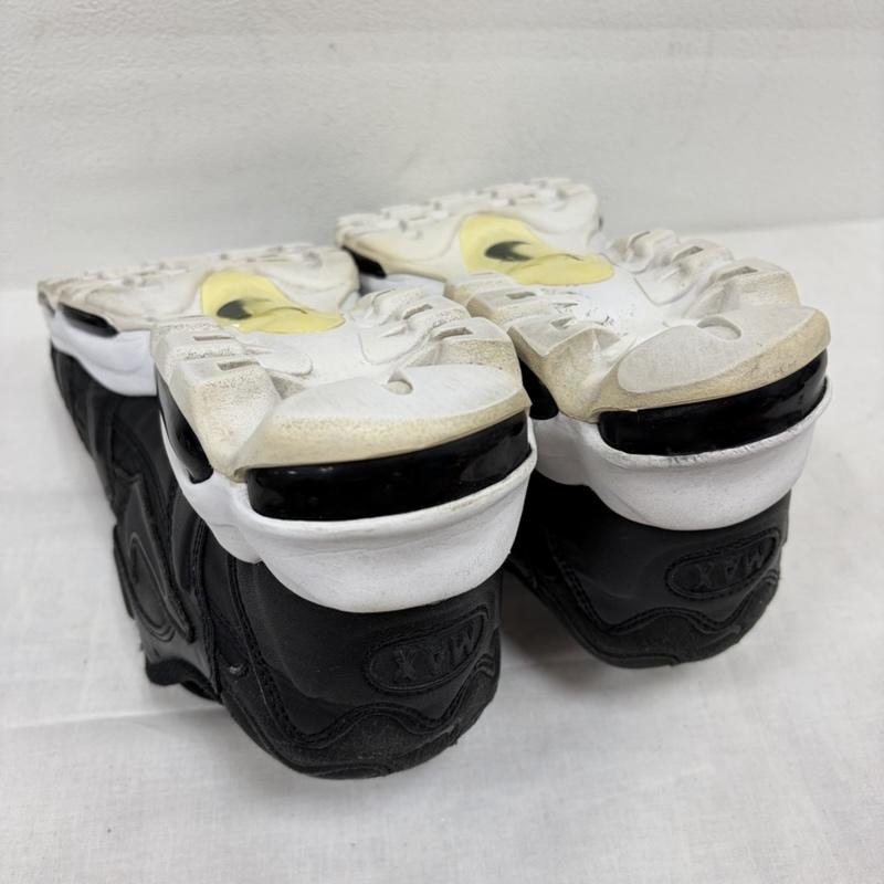ナイキ NIKE スニーカー スニーカー AIR MAX エアマックス 96 レザー ロゴ ローカット スニーカー 26.5cm ロゴ、文字 黒 / ブラック / black X 白 / ホワイト / white メンズ USED 古着 中古 50166024