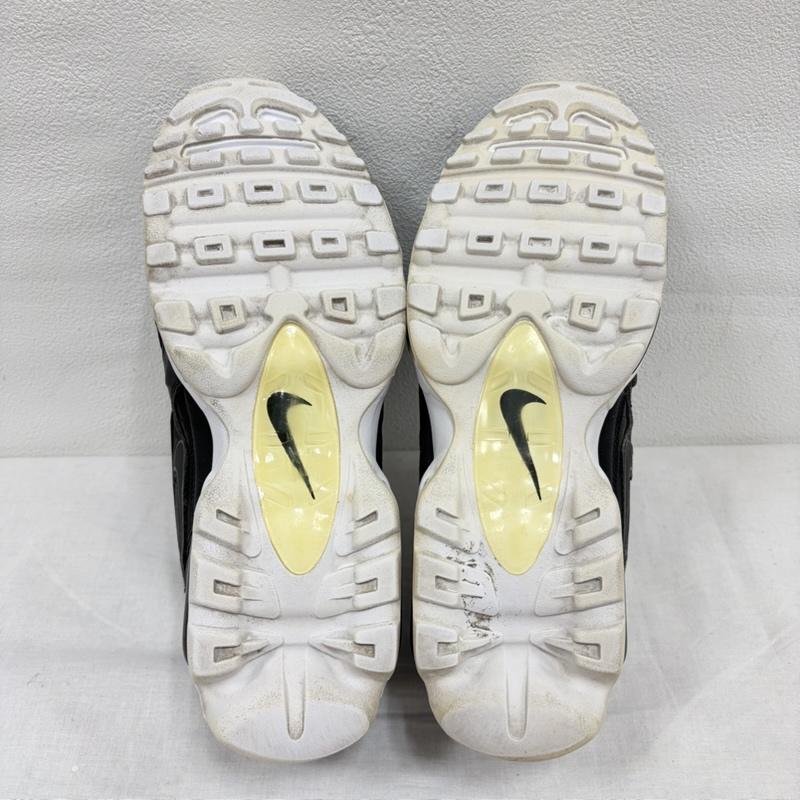 ナイキ NIKE スニーカー スニーカー AIR MAX エアマックス 96 レザー ロゴ ローカット スニーカー 26.5cm ロゴ、文字 黒 / ブラック / black X 白 / ホワイト / white メンズ USED 古着 中古 50166024