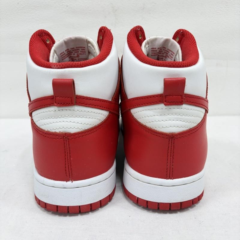 ナイキ NIKE スニーカー スニーカー DUNK HI ダンク RETRO スニーカー DD1399-106 ハイカット Championship チャンピオンシップ 28.5cm ロゴ、文字 白 / ホワイト / white X 赤 / レッド / red メンズ USED 古着 中古 50166025