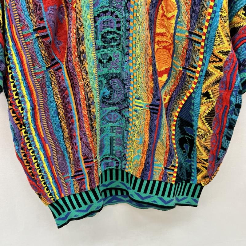 ヴィンテージ VINTAGE ポロシャツ 半袖 modigliani モディリアーニ 90s 3Dニット ポロ M メンズ USED 古着 中古 50166031