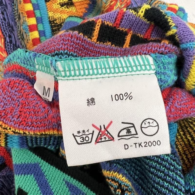 ヴィンテージ VINTAGE ポロシャツ 半袖 modigliani モディリアーニ 90s 3Dニット ポロ M メンズ USED 古着 中古 50166031