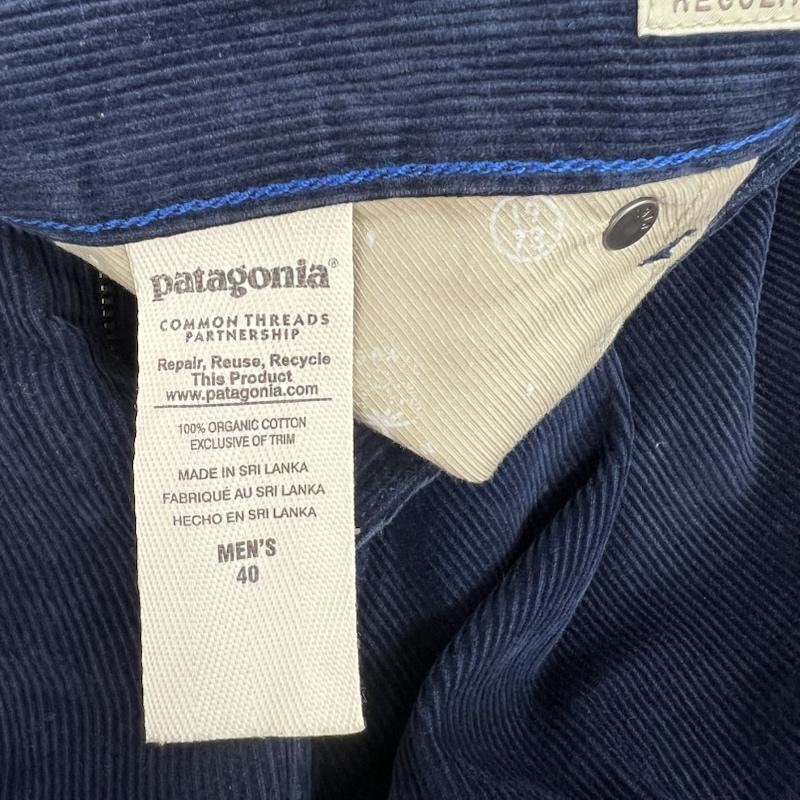 パタゴニア patagonia ボトムス ボトムス 55895FA15 Regular Fit コーデュロイパンツ 40インチ 紺 / ネイビー / navy メンズ USED 古着 中古 50166037