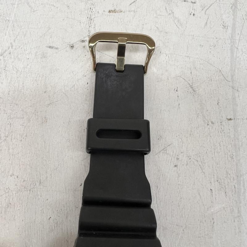 ジーショック G-SHOCK 腕時計 デジタル STUSSY ステューシー 25周年記念 DW-6900 コラボ ウォッチ - 黒 / ブラック / black X 金 / ゴールド / gold color メンズ USED 古着 中古 50166038