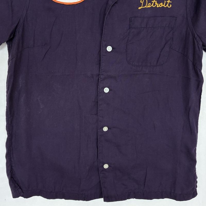 ヒステリックグラマー HYSTERIC GLAMOUR シャツ、ブラウス 半袖 ヒスガール ワッペン チェーン 刺繍 オープンカラー ボーリング シャツ 0151AH03 FREE レディース USED 古着 中古 50166051