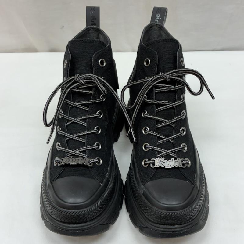 コンバース CONVERSE スニーカー スニーカー X-girl エックスガール トレックウェーブ オールスター ハイカット スニーカー 1SD417 24.5cm レディース USED 古着 中古 50166058
