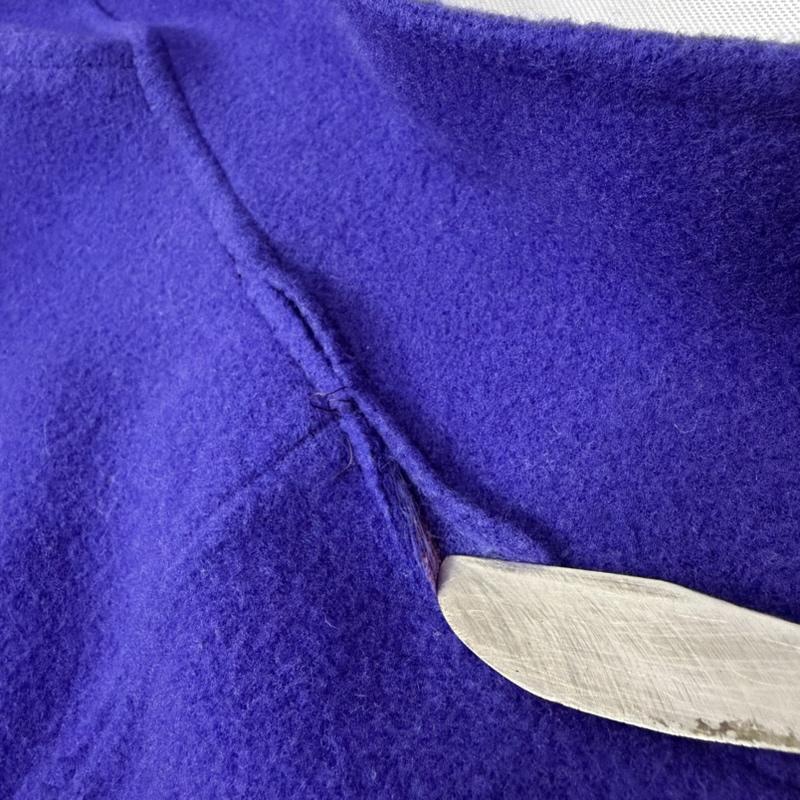 ヴァレンティノ VALENTINO コート コート一般 70s 初期タグ VINTAGE VALENTINO ウールコート purple italy製 SIZE:8 8 無地 紫 / パープル / purple レディース USED 古着 中古 50166066