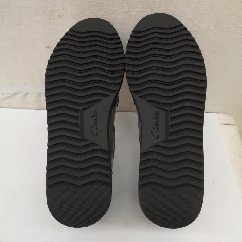 クラークス Clarks ローファー ローファー Zylah May ザイラ メイ ローファー クリンクルパテント 25.0cm 黒 / ブラック / black レディース USED 古着 中古 50166067