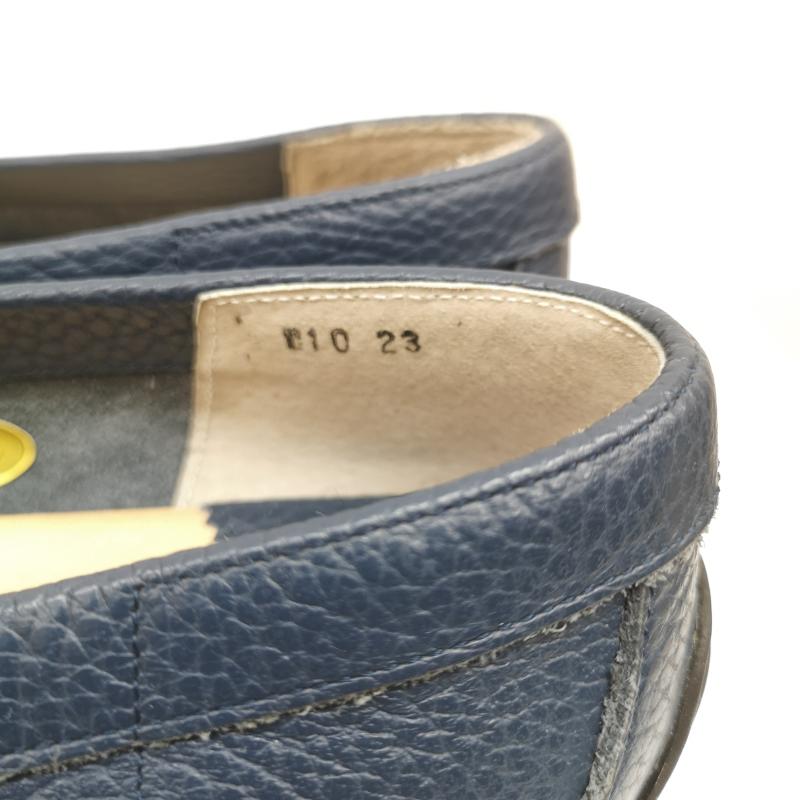ミハマ MIHAMA ローファー ローファー シボ加工 レザー ローファー 23.0cm 紺 / ネイビー / navy レディース USED 古着 中古 50166068