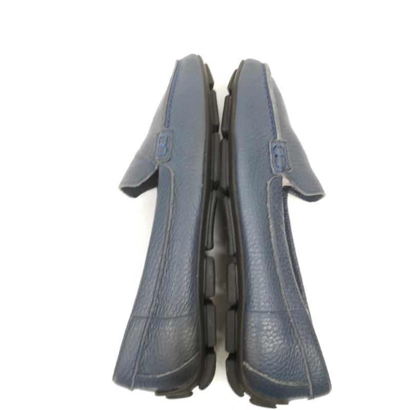 ミハマ MIHAMA ローファー ローファー シボ加工 レザー ローファー 23.0cm 紺 / ネイビー / navy レディース USED 古着 中古 50166068