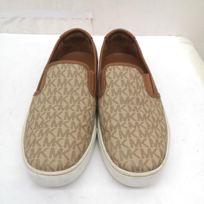 マイケルコース MICHAEL KORS スニーカー スニーカー FT23C モノグラム スリッポン スニーカー US：7.5 茶 / ブラウン / brown メンズ USED 古着 中古 50166076
