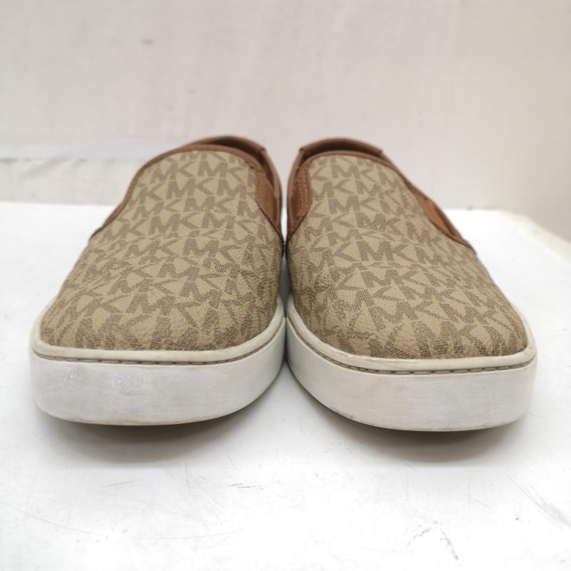 マイケルコース MICHAEL KORS スニーカー スニーカー FT23C モノグラム スリッポン スニーカー US：7.5 茶 / ブラウン / brown メンズ USED 古着 中古 50166076