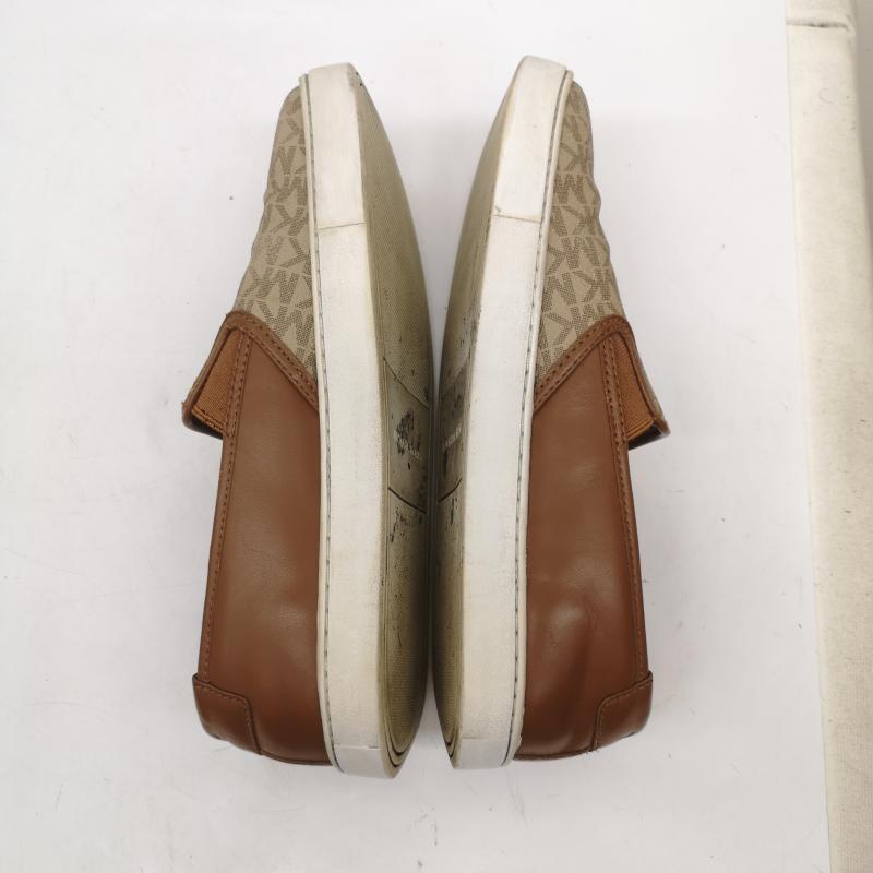 マイケルコース MICHAEL KORS スニーカー スニーカー FT23C モノグラム スリッポン スニーカー US：7.5 茶 / ブラウン / brown メンズ USED 古着 中古 50166076